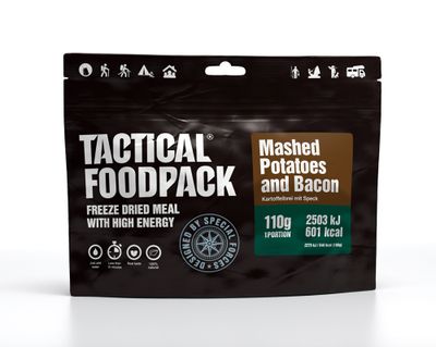 TACTICAL FOODPACK MASHED POTATOES AND BACON