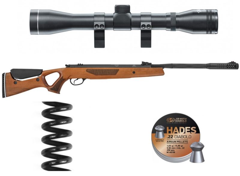 HATSAN MOD 65 PRO HUNTER LUFTGEVÄRSPAKET 5,5MM (LICENSFRI, MAX 10 JOULE)