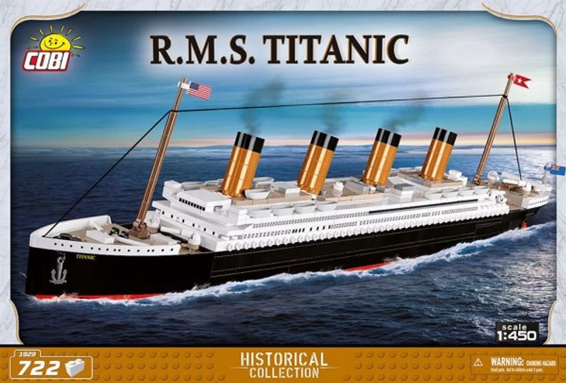 RMS Titanic Cobi byggmodell i 2840 delar