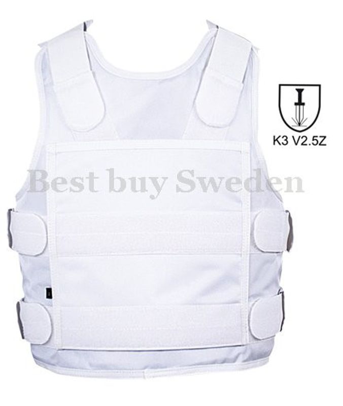 Knivskyddsväst TW 19 vitfärg