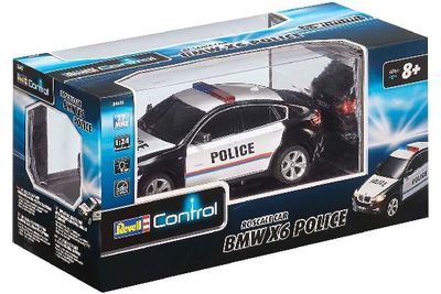 BMW X6 Radiostyrd polisbil i skala 1:24 från Revell