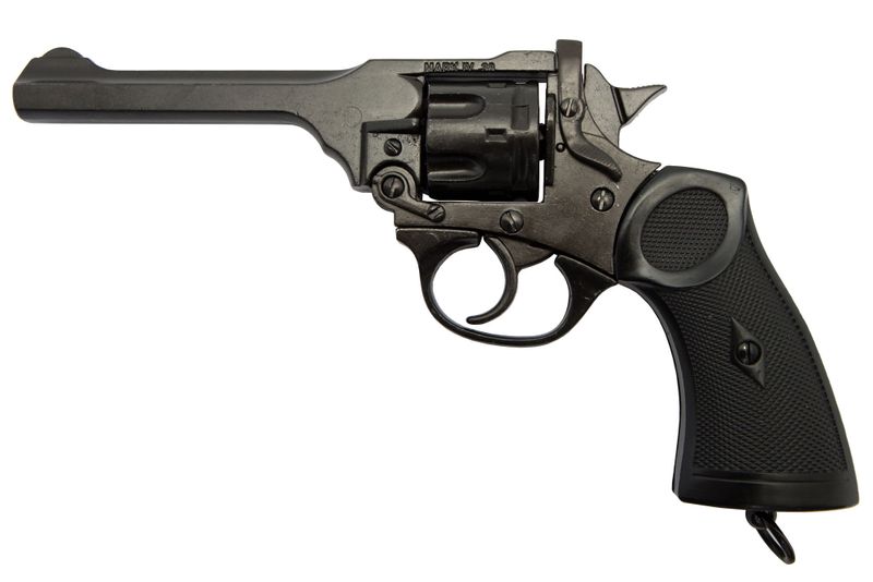 DENIX WEBLEY MK4 REPLIKA REVOLVER 1923 - UNITED KINGDOM (LICENSFRI)
