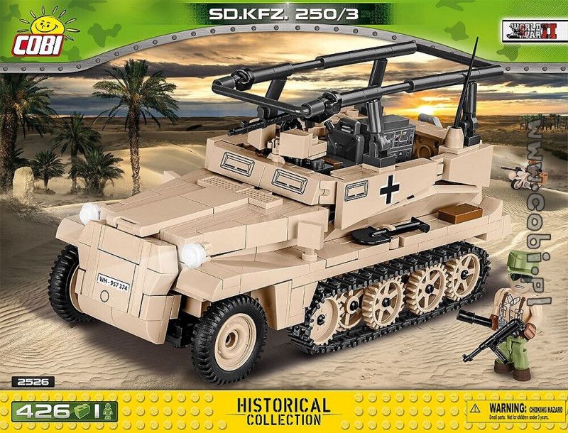 COBI Tysk WW2 Trupptransport Pansarfordon Sd.Kfz. 250/3