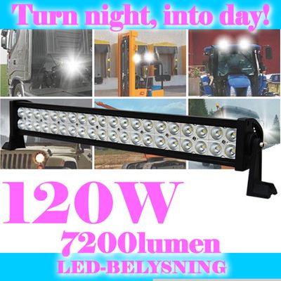LED-Ljusramp 120W (Närljusbild) 10-30V