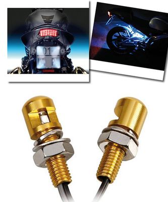 2-pack Bultar med LED-belysning "Gold Deluxe"