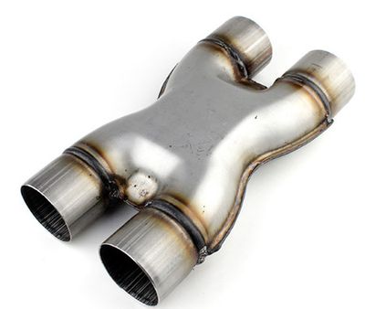 Rostfri X-pipe 50.8 mm / 2"