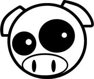 "Drift Pig" (244x207mm)