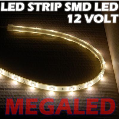 LED-strip 15xLED (50cm) 12V, VIT