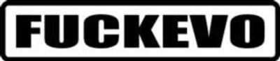 "FUCKEVO" 600x130mm