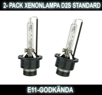 2-PACK D2S Xenonlampor [E11] 4300K 35W