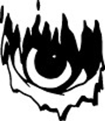 "Scary Eye" (498x575mm) 