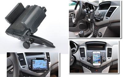 Mobil/GPS hållare för CD-spelare