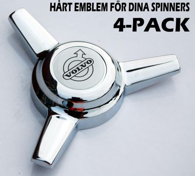 Emblem "Volvo" för Spinners (4-PACK)