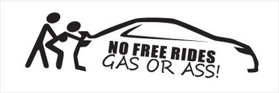 "No Free Rides"  300x100mm