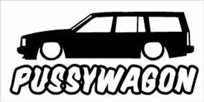 "Pussywagon 745/945" 200x100 mm