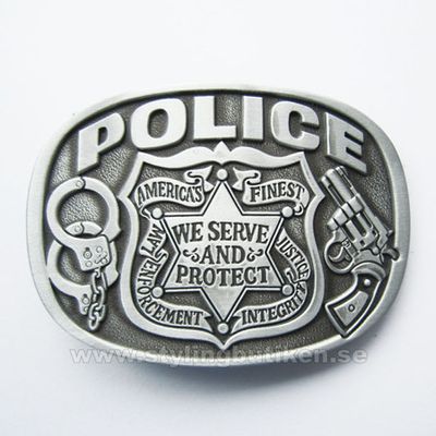 Bältespänne "Police"