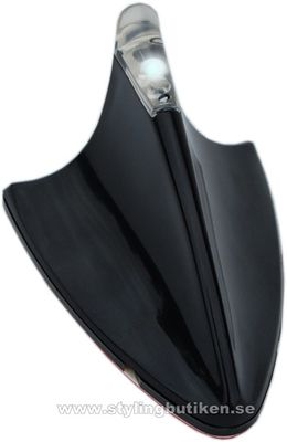 Shark antenn vit LED