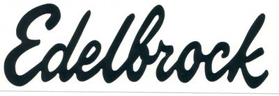 "Edelbrock" (485x158mm) 
