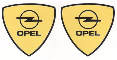 "Opel" 65x65mm 2-PACK