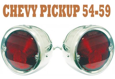 Cheva Pickup 1954-1959 komplett bakljus