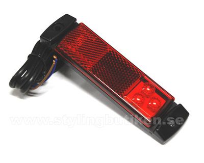 Positionsljus LED 9-32V Röd