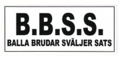 "B.B.S.S..." 280x120mm