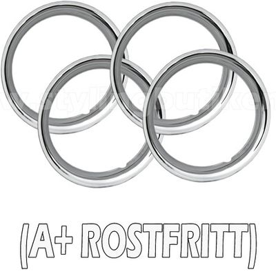 Fälgringar 14" 4-PACK (A+ Rostfritt)