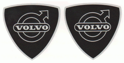 "Volvo" 65x65mm 2-PACK