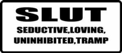 "SLUT..." 400x176mm