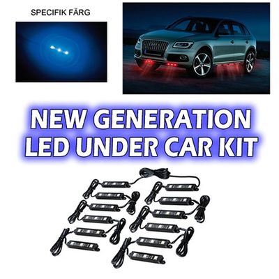LED Under Car Kit Modules, BLÅ