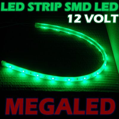 LED-strip 9xLED (30cm) 12V, GRÖN