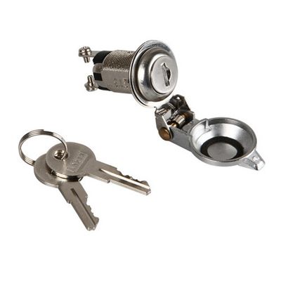 Nyckelströmbrytare med säkerhetslock