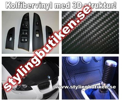 Kolfibervinyl 3D (storformat) 152x300cm