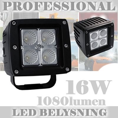 LED-Arbetslysning 16W (Fjärrljusbild) 9-32V 