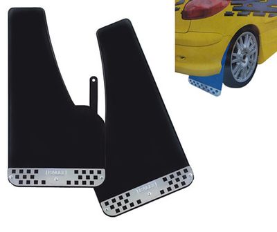 Stänklappar "Rally" SVART