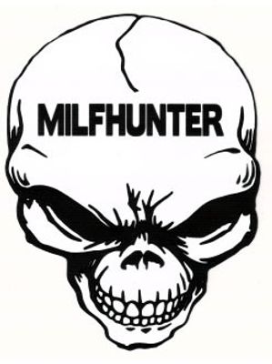 Angry skull "Milfhunter"