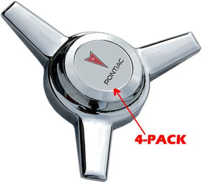 Dekal "Pontiac" för Spinners (4-PACK)