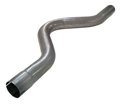 Avgasrör bakaxel med muff 63.5 mm / 2 ½"