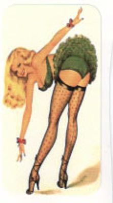 "Skattemärke" Pin-up -PR-175-