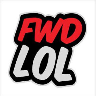"FWD LOL" 200x200mm