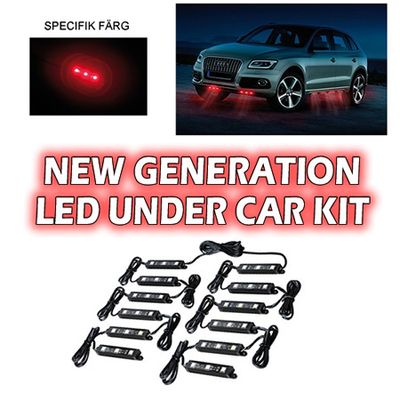 LED Under Car Kit Modules, RÖD
