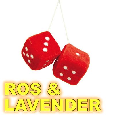 Doft-tärningar "ROS & LAVENDER"