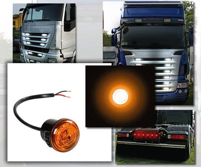 Positionsljus 1xLED 24V ORANGE