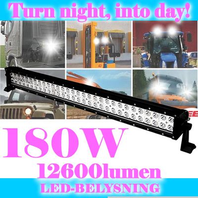 LED-Ljusramp 180W (Fjärrljusbild) 9-32V