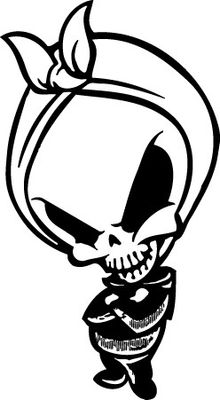 "Baby-Skull" (270x490mm) 
