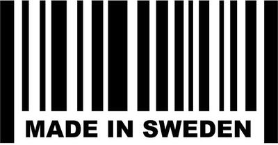 "Made In Sweden" (500x257mm)