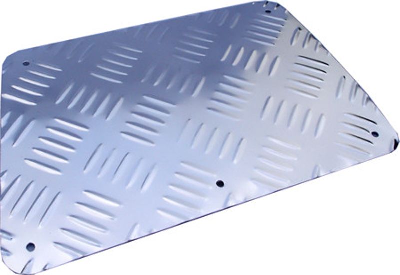 Fotplatta aluminium