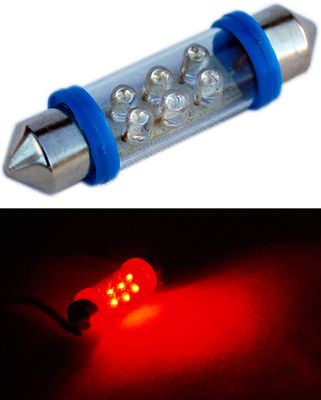SV8.5 6xLED RÖD (36x11mm) 