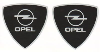 "Opel" 65x65mm 2-PACK