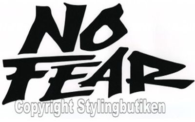 "No Fear" (470x150mm)